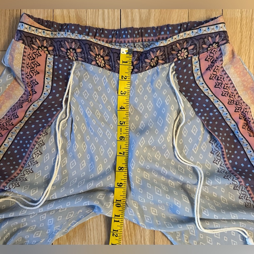 Gypsies & Moondust Palazzo Printed Bohemian Pants Hippie/Boho, Size M - Picture 6 of 8